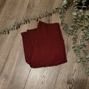 Aerie Real Me High Waisted Leggings Red